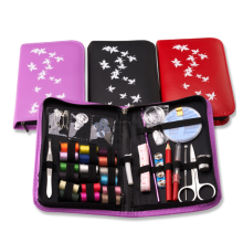 Kit de costura multifuncional, kit de costura de gran tamaño, kit de costura de hilo de coser portátil para viajes a casa